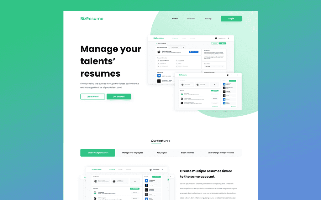 BizResume – The Smart Resume Management Tool for IT Consultants